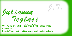 julianna teglasi business card